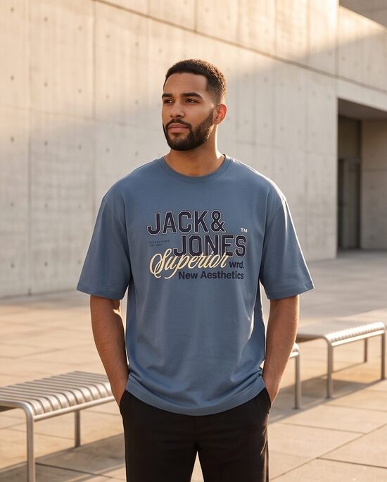 Jack & Jones Essentials T-krekls – zils (XXL)
