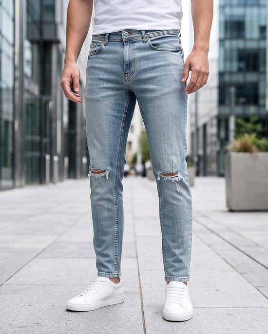 River Island Skinny Stretch džinsiy – W32/L32 (Jauni ar etiķeti)