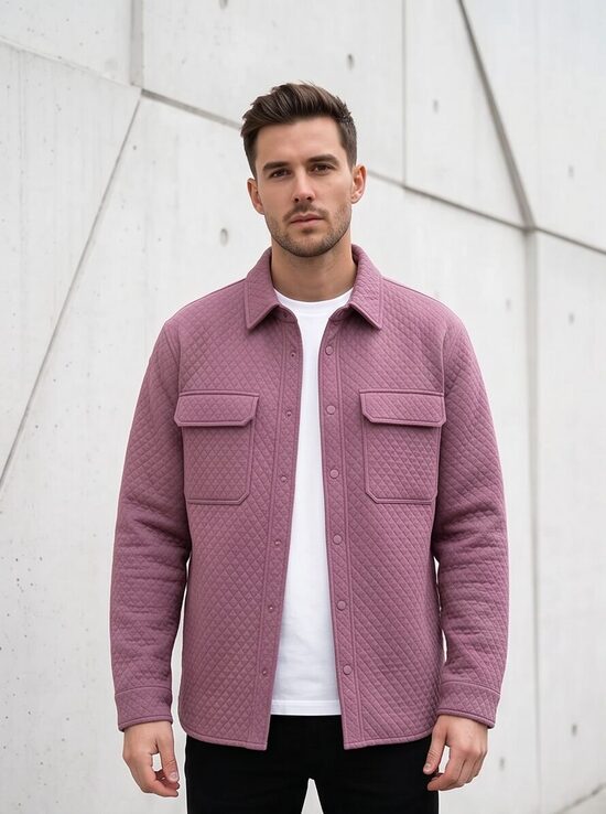 River Island stepēta virskrekla jaka – L (jauna ar birku)