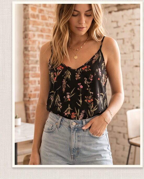 Vero Moda ziedu tops – jauns ar etiķeti